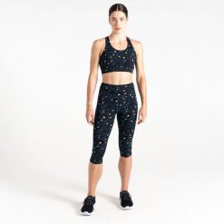 Damskie legginsy sportowe 3/4 Influential. Zielone legginsy damskie Dare 2b, bez wzorów. Za 199.50 zł.