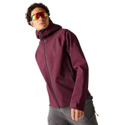 Męska Wodoodporna Kurtka Narciarska Roving III. Czarne kurtki snowboardowe męskie Dare 2b, m, bez wzorów, z materiału, długie, z kapturem, narciarskie. Za 1,093.99 zł.