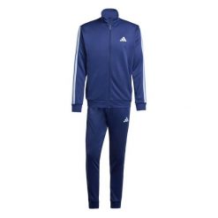 Koszulka Adidas Sport M 3S Ft Tt Ts Dorosłych. Niebieskie koszulki sportowe męskie Adidas, m, bez wzorów, z dresówki, bez kołnierzyka, bez ramiączek. Za 252.99 zł.