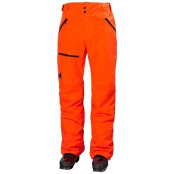 Spodnie narciarskie cargo Helly Hansen Sogn. Brązowe spodnie sportowe męskie Helly Hansen, na zimę, bez wzorów, narciarskie. Za 921.50 zł.
