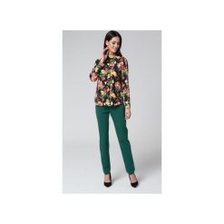 Mosali - Koszula z Falbanką M037. Białe koszule damskie Mosali, na lato, w grochy, z tkaniny, eleganckie, z falbankami. Za 129.00 zł.