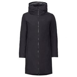 Płaszcz damski 3 w 1 VAUDE Annecy III. Czarne płaszcze damskie Vaude, na jesień, uniwersalny, bez wzorów, z puchu, eleganckie, bez kaptura. Za 2,366.60 zł.