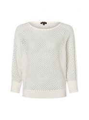 More & More Sweter z dzianiny Kobiety wiskoza biały, 36. Białe swetry damskie More & More, bez wzorów, z dzianiny, bez kołnierzyka, bez ramiączek, długie, bez kaptura. Za 229.95 zł.