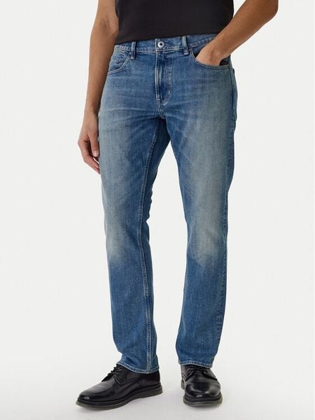 G-Star Raw Jeansy Mosa D23692-D498 Niebieski Straight Fit. Niebieskie jeansy męskie G-Star Raw, retro. Za 378.99 zł.