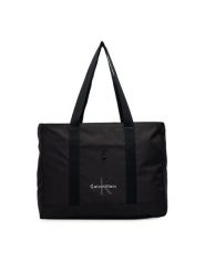 Calvin Klein Torebka LV04D3528G Czarny. Czarne torebki do ręki damskie Calvin Klein, bez wzorów, z materiału, bez dodatków. Za 369.99 zł.