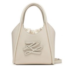 Torebka KARL LAGERFELD. Białe torebki do ręki damskie KARL LAGERFELD, bez wzorów, klasyczne, bez dodatków. Za 1,099.00 zł.