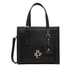 Torebka Beverly Hills Polo Club. Czarne torebki do ręki damskie Beverly Hills Polo Club, bez wzorów, bez dodatków. Za 219.99 zł.