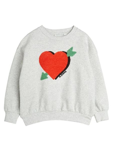 MINI RODINI Bluza 2522012394 Szary Regular Fit. Szare bluzy dla dziewczynek Mini Rodini, bez wzorów, z bawełny, bez ramiączek, bez kaptura. Za 159.99 zł.