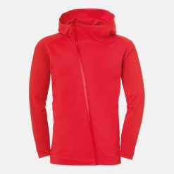 Kurtka z kapturem Uhlsport Pro. Czarne kurtki sportowe męskie Uhlsport, l, bez wzorów, z dresówki, na fitness i siłownię. W wyprzedaży za 190.50 zł.
