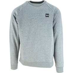 Bluza sportowa męska Under Armour Rival Fleece Crew. Szare bluzy sportowe męskie Under Armour, m, bez wzorów, bez kaptura, na fitness i siłownię. Za 233.85 zł.
