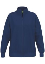 Damska bluza dresowa Erima TS. Niebieskie bluzy damskie Erima, uniwersalny, bez wzorów, z bawełny, bez kaptura. Za 215.15 zł.