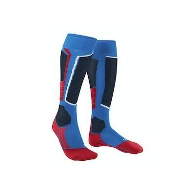 Podkolanówki Falke SK2 Intermediate Vegan. Niebieskie skarpety męskie Falke, bez wzorów. Za 191.50 zł.