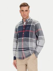 Barbour Koszula Dunoon MSH4980TN21 Szary Regular Fit. Szare koszule męskie Barbour, l, bez wzorów, z bawełny, bez kołnierzyka, bez ramiączek. Za 469.99 zł.