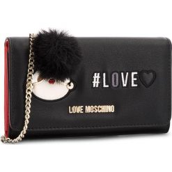 Duży Portfel Damski LOVE MOSCHINO - JC5537PP16LK0000 Nero. Czarne portfele damskie Love Moschino, ze skóry ekologicznej. Za 529.00 zł.