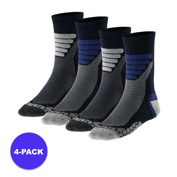 Skarpety do chodzenia unisex – Multi Blue – 4 pary. Niebieskie skarpety damskie XTREME, bez wzorów, z elastanu. W wyprzedaży za 167.20 zł.