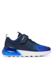 Geox Sneakersy J Activart Illuminus Boy J56LYA 02A9J C4226 Niebieski. Niebieskie buty sportowe chłopięce Geox, bez wzorów, z materiału, bez zapięcia. Za 339.99 zł.