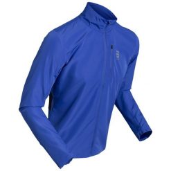 Kurtka wodoodporna Daehlie Sportswear Tempo. Niebieskie kurtki męskie DAEHLIE, l, bez wzorów, z materiału, do biegania. Za 435.50 zł.