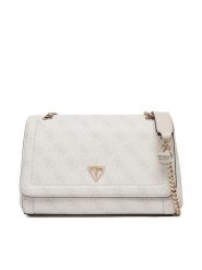 Guess Torebka Noelle II HWBG96 72210 Écru. Torebki do ręki damskie Guess, z aplikacjami, ze skóry, bez dodatków. Za 429.99 zł.
