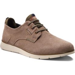 Półbuty WRANGLER - Deer Derby WM181070 Stone 121. Brązowe półbuty na co dzień męskie Wrangler, z materiału. W wyprzedaży za 219.00 zł.