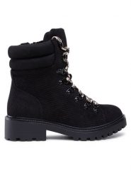 Jenny Fairy Trapery WS5601-21 Czarny. Czarne śniegowce i trapery damskie Jenny Fairy, z materiału. Za 199.99 zł.