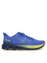 Mizuno Buty do biegania Wave Skyrise 7 J1GC2609 01 Niebieski. Niebieskie buty sportowe męskie Mizuno, z materiału, bez zapięcia, do biegania. Za 599.99 zł.