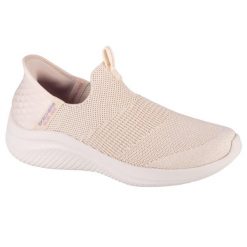 Buty sportowe Sneakersy damskie, Slip-Ins Ultra Flex 3.0 Smooth Step. Brązowe obuwie sportowe damskie Skechers, bez wzorów, trekkingowe, Skechers Sport. Za 379.99 zł.