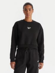 Reebok Bluza Hazel RK25172CCW Czarny Regular Fit. Czarne bluzy damskie Reebok, m, bez wzorów, z syntetyku, bez kaptura. Za 199.99 zł.