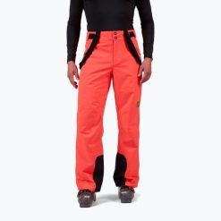 Spodnie narciarskie Rossignol Hero Insulated Ski Pant Neon Red - M. Brązowe spodnie snowboardowe męskie Rossignol, m, bez wzorów, narciarskie. Za 919.00 zł.