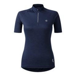Jersey Damski Pedal II. Niebieskie koszulki sportowe damskie Dare 2b, bez wzorów, z jersey, bez kołnierzyka, bez ramiączek, rowerowe. Za 133.99 zł.