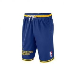 Spodnie koszykarskie męskie Nike Nba Golden State Warriors. Niebieskie krótkie spodenki sportowe męskie Nike, m, bez wzorów, do biegania. Za 229.00 zł.
