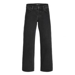 Jeans Jack & Jones Eddie Original 275 czarny denim. Czarne spodnie sportowe męskie Jack&Jones, bez wzorów, z denimu. Za 253.76 zł.