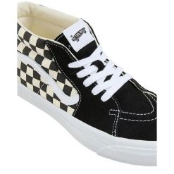 Buty Vans Sk8-Mid Reissue 83 Czarny. Czarne trampki i tenisówki damskie Vans, bez wzorów, z tkaniny, eleganckie, bez zapięcia. Za 468.10 zł.
