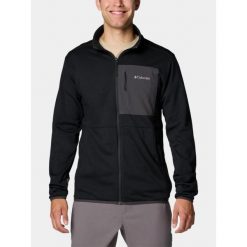 Bluza Polarowa Męska Columbia Columbia Hike II. Czarne bluzy sportowe męskie Columbia, m, bez wzorów, z polaru, bez kaptura, trekkingowe. Za 281.99 zł.