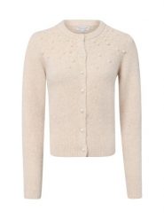 Marie Lund sweter z domieszką wełny Kobiety beżowy, S. Brązowe swetry damskie Marie Lund, s, bez wzorów, z wełny, bez kołnierzyka, bez ramiączek, bez kaptura. Za 179.95 zł.