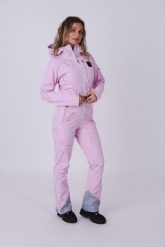 Różowy z gwiazdami elegancki kombinezon narciarski. Czerwone spodnie snowboardowe damskie OOSC, m, bez wzorów, z nylonu, eleganckie, narciarskie. Za 2,445.99 zł.