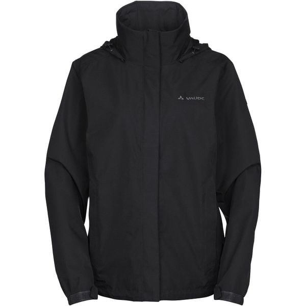 Damska kurtka wodoodporna VAUDE Escape Light. Czarne kurtki damskie Vaude, s, bez wzorów, z materiału, bez kaptura. Za 486.00 zł.