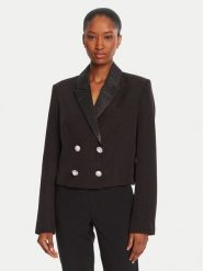 Lola Casademunt by Maite Marynarka MF2502003 Czarny Regular Fit. Czarne żakiety damskie Lola Casademunt by Maite, xl, bez wzorów, z syntetyku. Za 769.99 zł.