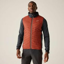 Męska kurtka pikowana Andreson Marl Hybrid. Brązowe kurtki sportowe męskie Regatta, m, bez wzorów, z poliamidu, trekkingowe. W wyprzedaży za 229.99 zł.