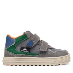 Sneakersy Naturino. Szare trampki i tenisówki chłopięce Naturino, bez wzorów, bez zapięcia. Za 359.99 zł.