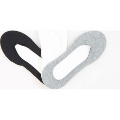 Skarpetki balerinki 3 pack - Kremowy. Białe baleriny damskie Reserved, bez wzorów, bez obcasa. Za 29.99 zł.