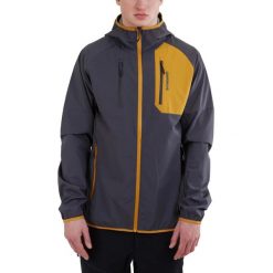 Kurtka softshellowa męska Fundango Alloy Hooded Softshell. Szare kurtki męskie Fundango, l, bez wzorów, z softshellu, bez kaptura. Za 549.90 zł.