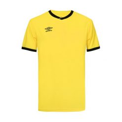 Koszulka Umbro Cup. Żółte koszulki sportowe męskie Umbro, s, bez wzorów, z materiału, bez kołnierzyka, bez ramiączek, na fitness i siłownię. Za 143.00 zł.