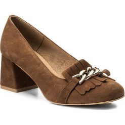 Półbuty LASOCKI - 059-01W Camel. Brązowe półbuty damskie Lasocki, ze skóry, eleganckie. Za 199.99 zł.