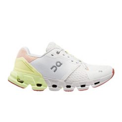 Buty do biegania damskie On Cloudflyer 4. Białe obuwie sportowe damskie On Running, bez wzorów, z materiału, do biegania. Za 1,146.00 zł.