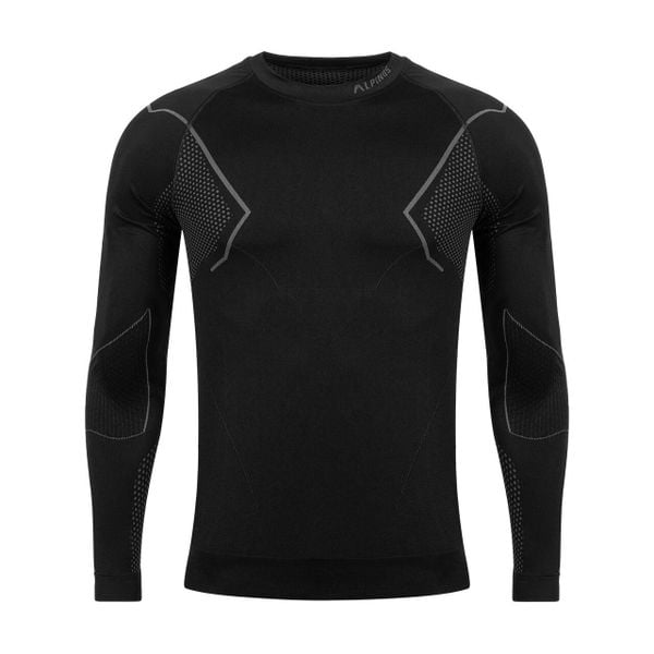 Bluza termoaktywna trekkingowa męska Alpinus Active Base Layer. Czarne bluzy męskie Alpinus, m, bez wzorów, bez kaptura. Za 159.00 zł.