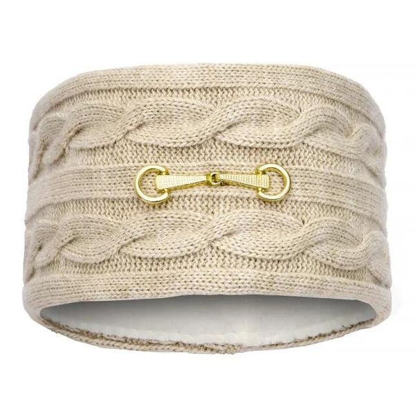 Opaska na głowę damska EQUESTRIAN QUEEN Kehlani 25AW zimowa. Brązowe czapki i kapelusze damskie EQUESTRIAN QUEEN, na zimę, bez wzorów, sportowe. Za 79.99 zł.