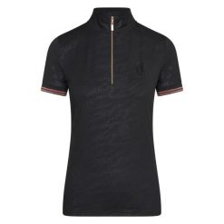 Dziewczęca koszulka do jazdy konnej Imperial Riding Star Kiss. Czarne t-shirty i topy dla dziewczynek IMPERIAL RIDING, bez wzorów, z jersey, bez ramiączek. Za 190.50 zł.