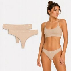 STRINGI DAMSKIE 4F 2PAK BIELIZNY DAMSKIEJ BAWEŁNIANEJ XL F040 SS26. Czarne stringi damskie 4f, s, bez wzorów, z bawełny. Za 59.99 zł.