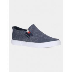 Buty wsuwane męskie Nautica AKAN TWILL DEEP. Niebieskie buty sportowe męskie Nautica, bez zapięcia, żeglarskie. Za 299.00 zł.