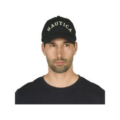 Czapka z daszkiem Nautica Caribbean Strapback Cap. Czarne czapki i kapelusze męskie Nautica, bez wzorów. Za 119.00 zł.
